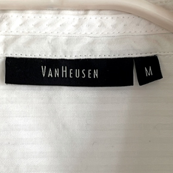 🍀3/50 VAN HEUSEN Cotton Fitted Shirt (M) - Picture 4 of 16